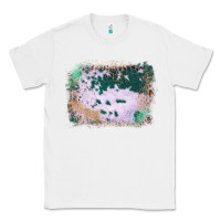 White Western Green Cowhide Frame Classic Tee - Bettercallsaul