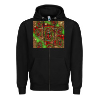 Black our lady of Guadalupe Christmas Zipper Hoodie - Jasminsmagicworld