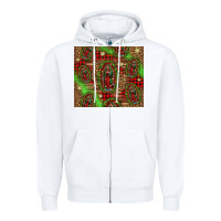 White our lady of Guadalupe Christmas Zipper Hoodie - Jasminsmagicworld