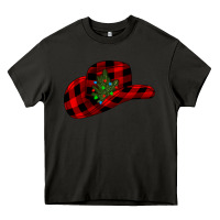 Asphalt cowboy christmas Heavy Core Tee - CowhideDigitalArt