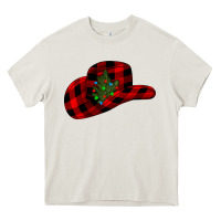 Cream cowboy christmas Heavy Core Tee - CowhideDigitalArt