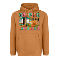 Meerkat camping is my happy place Heavyweight Hoodie - MaliasSmallBusiness