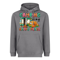 Storm camping is my happy place Heavyweight Hoodie - MaliasSmallBusiness