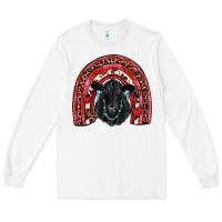 White valentines black angus  rainbow Long Sleeve Tee - JahusDesignShop