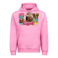 Fuchsia Pink Afro woman with sunkissed Urban Hoodie - NancyCooperArtShop