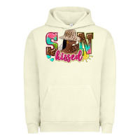 Pigment Pistachio Afro woman with sunkissed Urban Hoodie - NancyCooperArtShop
