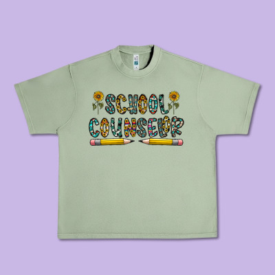School Counselor Urban Heavy Tee Designed By Cowhidedigitalart