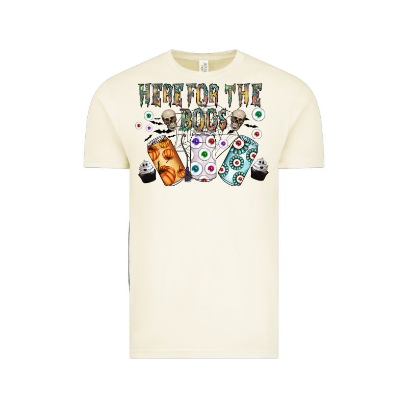 Here For The Boos Vintage Tee by CowhideDigitalArt | Teevron