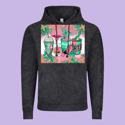 Respiratory Therapist Coffee Cups Vintage Hoodie Designed By Zillion Design Studio