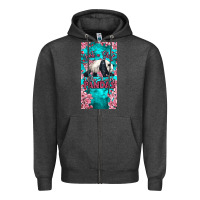 Charcoal Heather just a girl who loves pandas Zipper Hoodie - LillyAllenDesigns