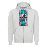 Dove Grey just a girl who loves pandas Zipper Hoodie - LillyAllenDesigns