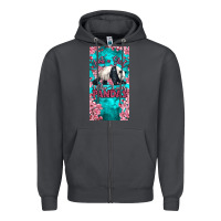 Smoke just a girl who loves pandas Zipper Hoodie - LillyAllenDesigns