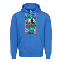 True Royal just a girl who loves pandas Zipper Hoodie - LillyAllenDesigns