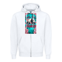White just a girl who loves pandas Zipper Hoodie - LillyAllenDesigns