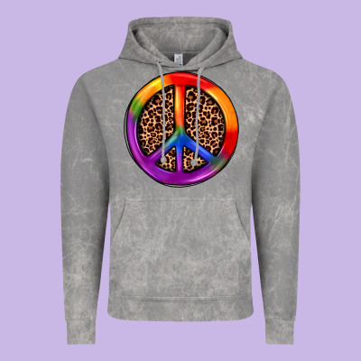 Peace Sign Pride Vintage Hoodie Designed By Jahusdesignshop