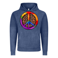 Vintage Denim peace sign pride Vintage Hoodie - JahusDesignShop