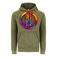 Vintage Olive peace sign pride Vintage Hoodie - JahusDesignShop