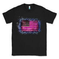 Black Old Leopard American Flag Classic Tee - Bettercallsaul
