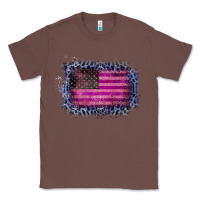 Chestnut Old Leopard American Flag Classic Tee - Bettercallsaul