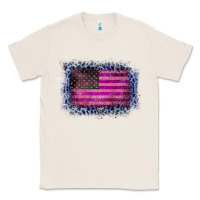 Natural Old Leopard American Flag Classic Tee - Bettercallsaul