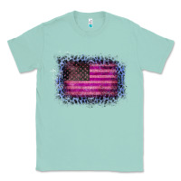Old Leopard American Flag Classic Tee | Teevron