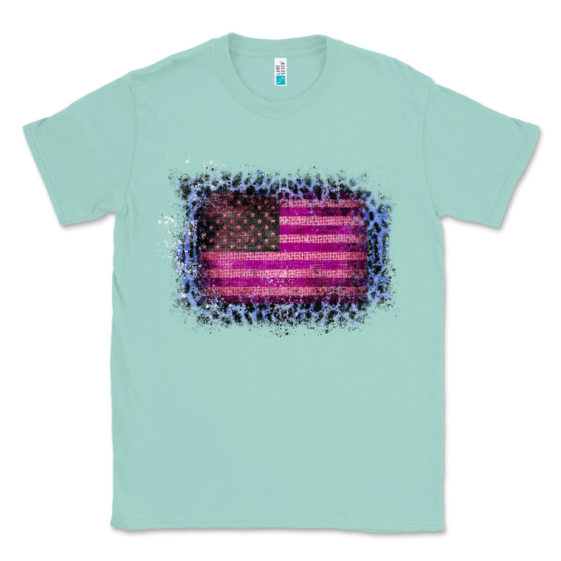 Old Leopard American Flag Classic Tee by Bettercallsaul | Teevron