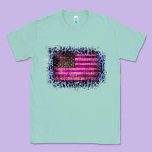Old Leopard American Flag Classic Tee Designed By Bettercallsaul