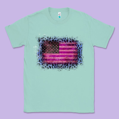 Old Leopard American Flag Classic Tee Designed By Bettercallsaul