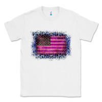 White Old Leopard American Flag Classic Tee - Bettercallsaul
