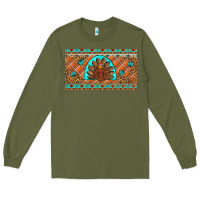Army Green Thanksgiving Turkey Long Sleeve Tee - Artiststas