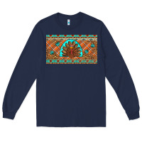 Navy Thanksgiving Turkey Long Sleeve Tee - Artiststas