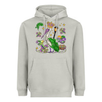 Moon Dust mardi gras pelican Heavyweight Hoodie - MaliasSmallBusiness