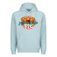 Blue Mist Just Here For The Pie Premium Hoodie - LillyAllenDesigns