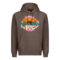Coffee Just Here For The Pie Premium Hoodie - LillyAllenDesigns