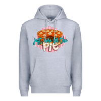 Heather Grey Just Here For The Pie Premium Hoodie - LillyAllenDesigns