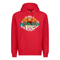 Red Just Here For The Pie Premium Hoodie - LillyAllenDesigns