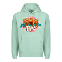 Seafoam Just Here For The Pie Premium Hoodie - LillyAllenDesigns