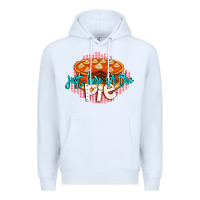 White Just Here For The Pie Premium Hoodie - LillyAllenDesigns