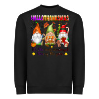 Black hallothanksmas its the most wonderful time of the Heavyweight Sweatshirt - texasbilliewilder