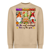 Mushroom hallothanksmas its the most wonderful time of the Heavyweight Sweatshirt - texasbilliewilder