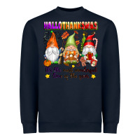 Navy hallothanksmas its the most wonderful time of the Heavyweight Sweatshirt - texasbilliewilder