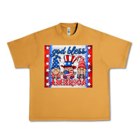 Peanut Butter god bless America gnomes Urban Heavy Tee - HRA Design Shop
