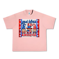 Salmon god bless America gnomes Urban Heavy Tee - HRA Design Shop