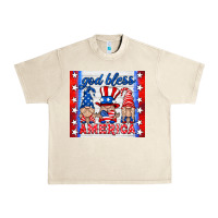 Sandshell god bless America gnomes Urban Heavy Tee - HRA Design Shop