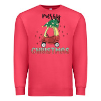 Merry Christmas Kids Car Premium Sweatshirt | Teevron