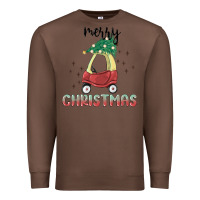 Chestnut merry christmas kids car Premium Sweatshirt - MaliasSmallBusiness