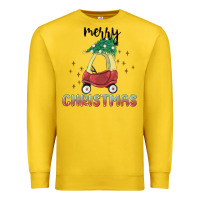 Lemon merry christmas kids car Premium Sweatshirt - MaliasSmallBusiness