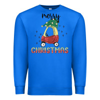 True Royal merry christmas kids car Premium Sweatshirt - MaliasSmallBusiness