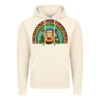 Vintage Artic reindeer rainbow christmas Vintage Hoodie - RanaPortraitStore