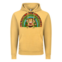 Vintage Mustard reindeer rainbow christmas Vintage Hoodie - RanaPortraitStore